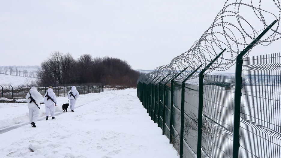 Patrol na granicy rosyjsko - ukraińskiej