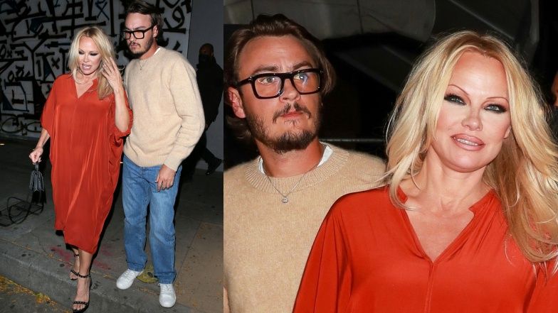 Pamela Anderson na kolacji z synem Brandonem