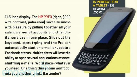 Playboy zdradził ceny HP Touchpad i Pre 3 1