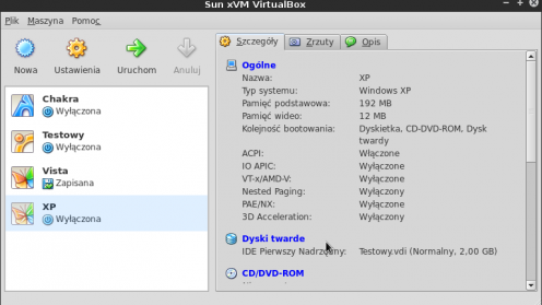 VirtualBox 2.2 Beta już dostępny 1