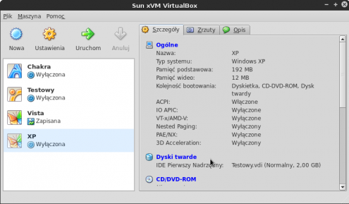 VirtualBox 2.2 Beta już dostępny