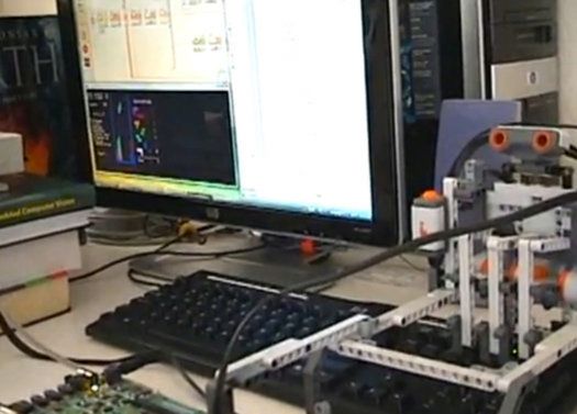 Tetris-Bot z klocków Lego (wideo)
