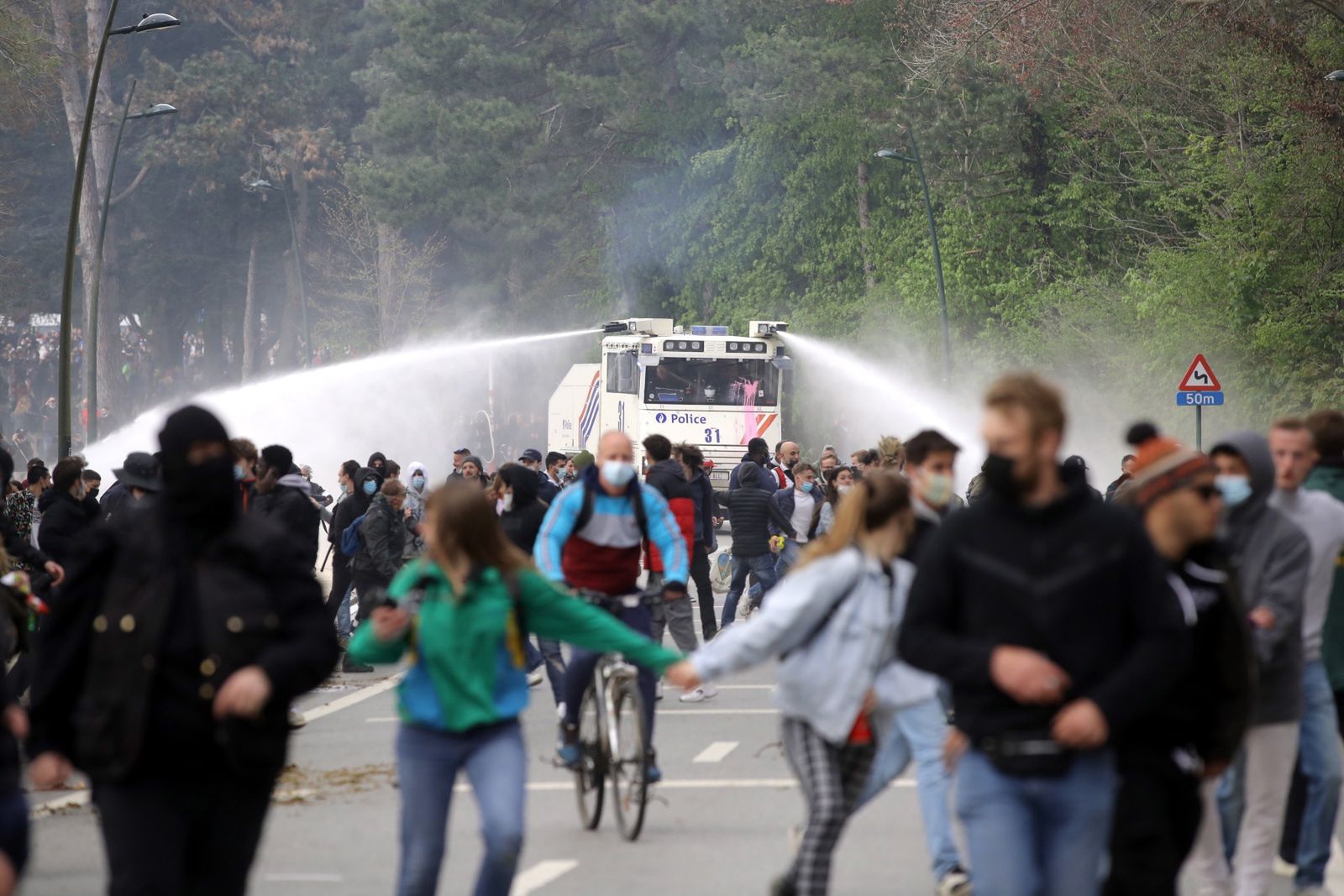 Zamieszki w Brukseli 