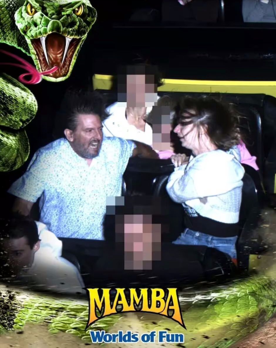 Na zdjęciu widać, że para była przerażona