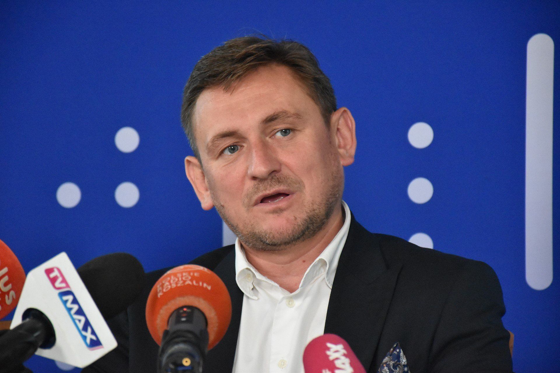 Prezydent Koszalina Tomasz Sobieraj.