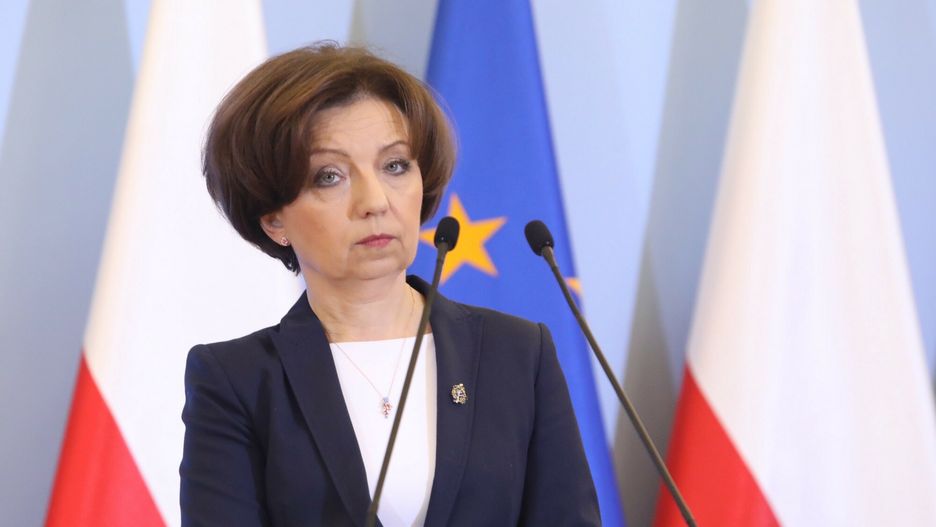 Konferencja prasowa w KPRM, m.in. o emeryturach
10.01.2022 Warszawa Konferencja minister rodziny i polityki spolecznej Marleny Malag oraz prezes Zakladu Ubezpieczen Spolecznych Gertrudy Uscinskiej   Fot Tomasz Jastrzebowski/REPORTER
n/z: Marlena Malag
Tomasz Jastrzebowski/REPORTER