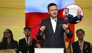 Hołownia uderza w Wąsika i Kamińskiego. Powiedział o "noclegowni" w pałacu