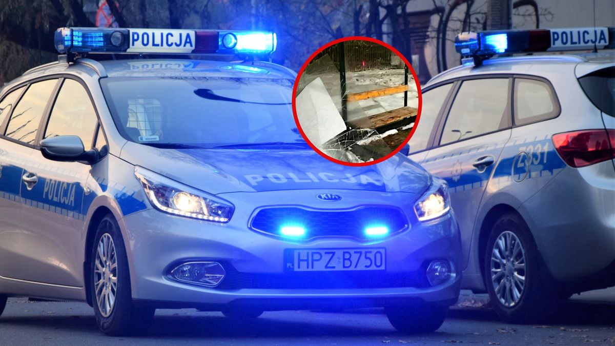 35-latek oznajmił, że uszkodził wiatę, bo... mu się nudziło.