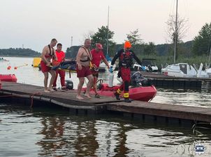 Dramatyczna akcja nad zalewem. 19-latek nagle się osunął