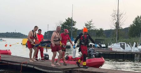 Dramatyczna akcja nad zalewem. 19-latek nagle się osunął