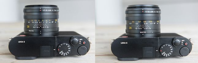 Leica Q, tryb makro