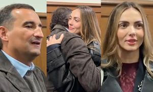 TYLKO NA PUDELKU: Leszczak i Koterski CZULE ŻEGNAJĄ SIĘ po rozprawie. "Chcemy być przykładem dla innych par, jak się rozwodzić" (WIDEO)