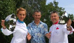 Ewa Olejniczak prowadzącą cykl „Przepis dnia” w TVP1