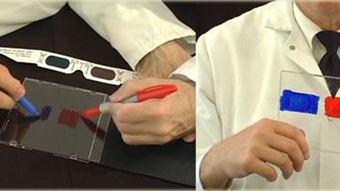 Jak zrobić okulary 3D z pudełka na płytę? 1