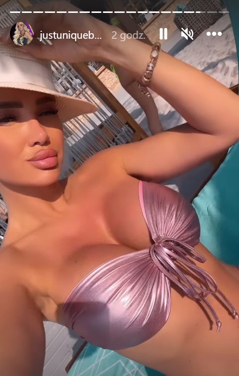 Izabela bawi się w Dubaju
