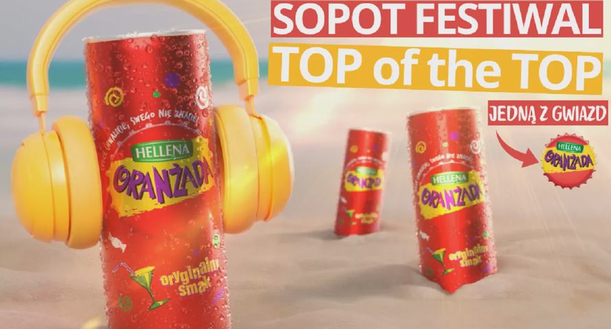 Oranżada Hellena partnerem Top of the Top Sopot Festival 2025!