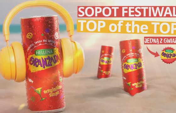 Oranżada Hellena partnerem Top of the Top Sopot Festival 2025!