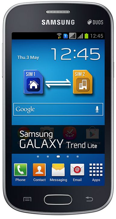 Samsung Galaxy Trend Lite to budżetowy telefon o przeciętnych parametrach sprzętowych.