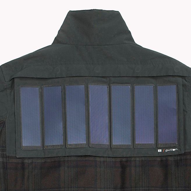 Takie połączenie mody i nowych technologii rozumiem! Kurtka z panelem solarnym 3