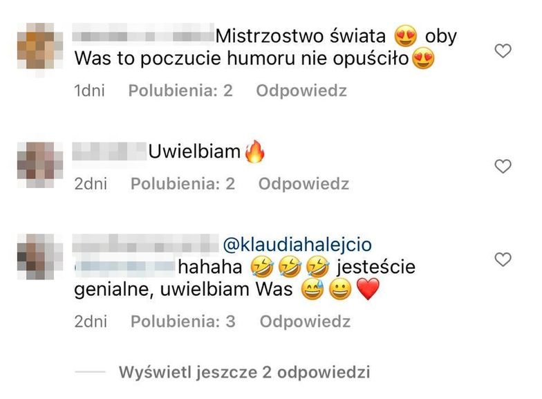 Komentarze internautów