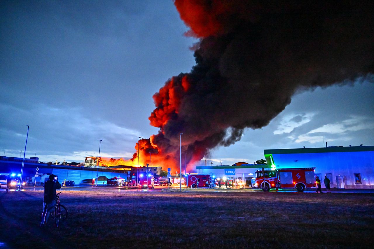 Pożar w Mińsku Mazowieckim. Świadkowie opisują reakcję szefa