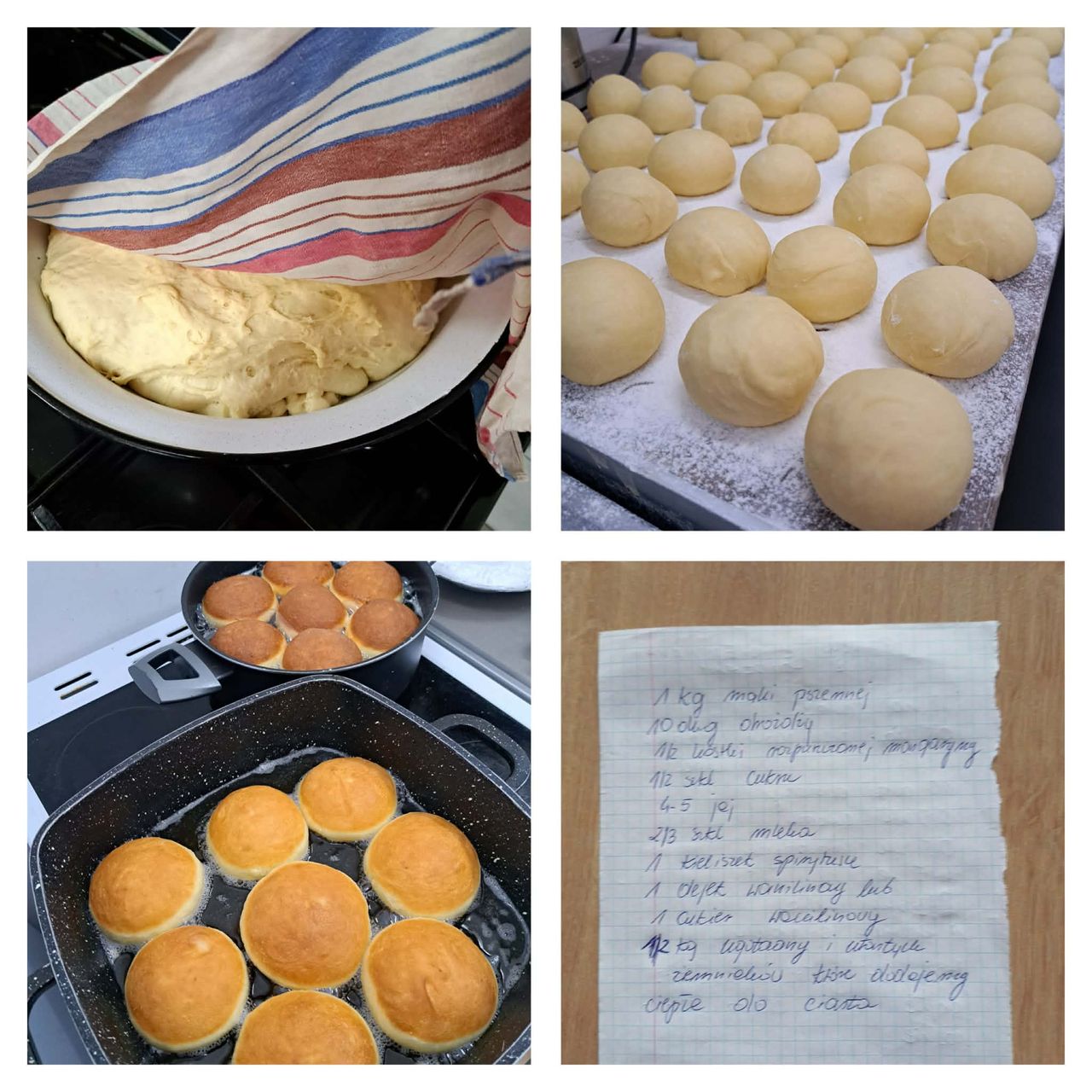 Pączki wg przepisu KGW z Dębin