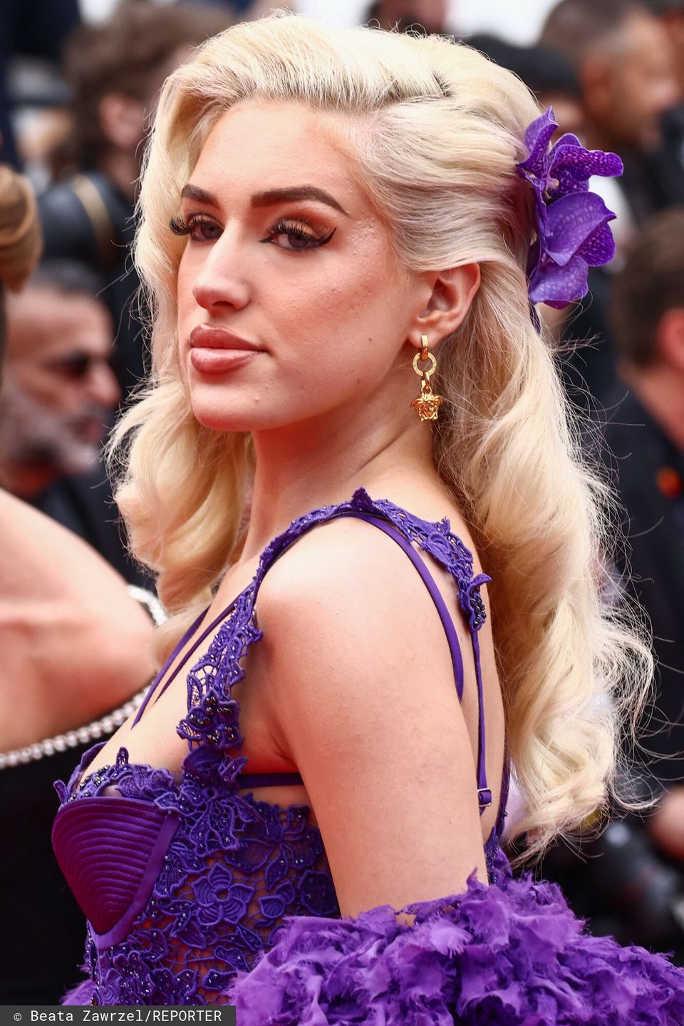 Caroline Derpienski na czerwonym dywanie w Cannes