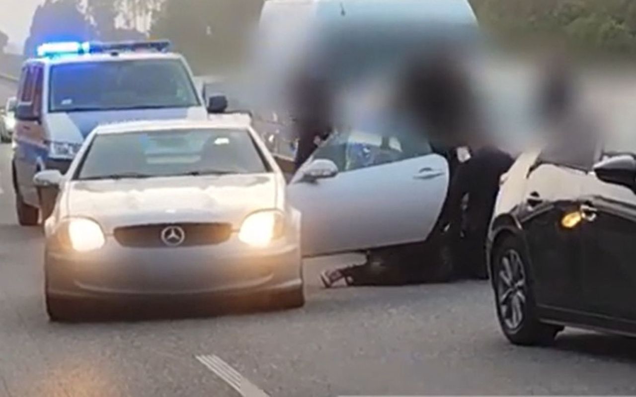 Miał zabić rodziców pod Iławą. Tak go zatrzymali. Nagranie z S6