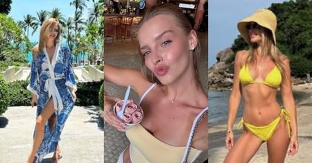 Karolina Pisarek wcina loda i pręży smukłe ciało na egzotycznych wakacjach. Taka to pożyje?