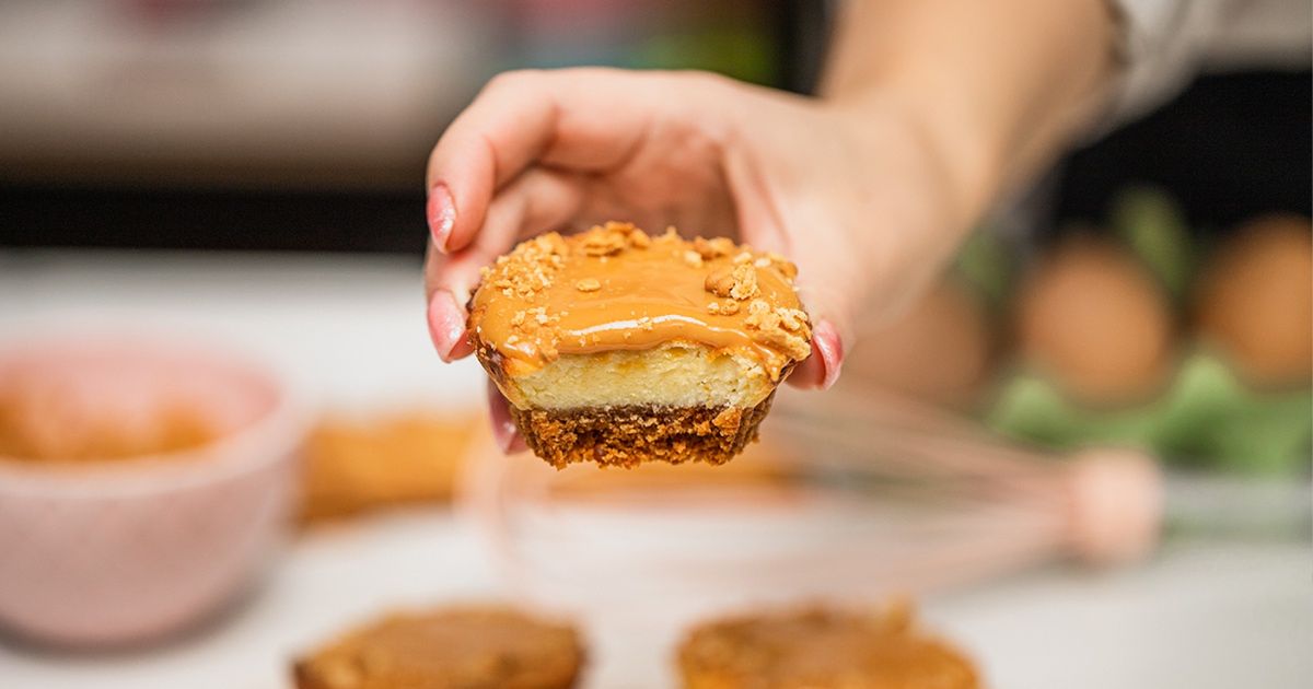 Serniczki z kajmakiem w wersji mini. Takiemu duetowi nie sposób się oprzeć