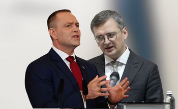 "Nienawidzi Ukraińców". Kułeba bez ogródek podsumował Nawrockiego