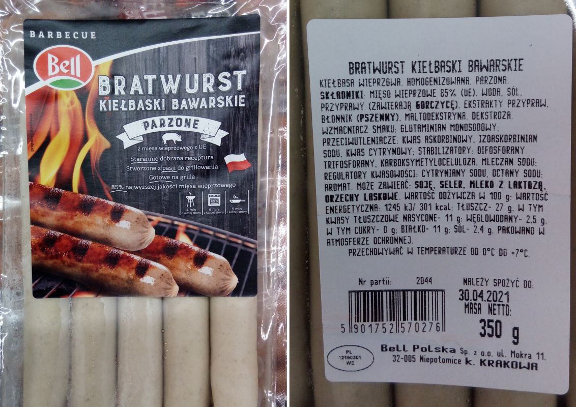 Kiełbaski firmy Bell
