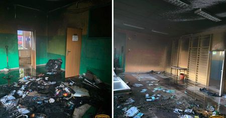 Przeszkadzał im budynek byłej szkoły. Sprawcy mają 13–15 lat