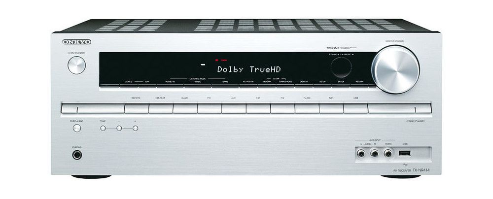 Model Onkyo TX- NR414 posiada aż 6 wejść HDMI