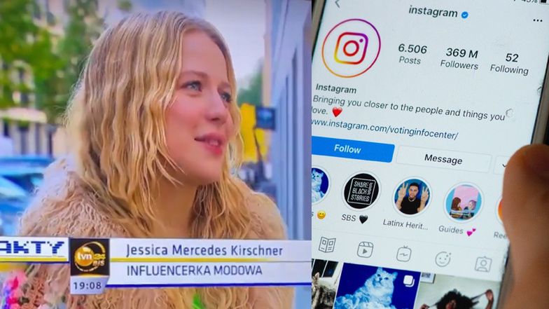 Sukces Jessiki Mercedes: przez 2 sekundy opowiadała w "Faktach" o AWARII Instagrama!