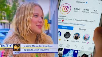 Sukces Jessiki Mercedes: przez 2 sekundy opowiadała w "Faktach" o AWARII Instagrama!