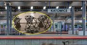 Afera na dworcu w Katowicach. "Zabójcze fotele cierniowe"