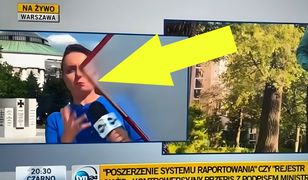 Wpadka w programie na żywo. Reporterka TVN24 nie kryła szoku