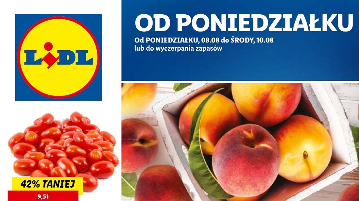 Lidl gazetka od 8.08 22 - poniedziałku 8 sierpnia