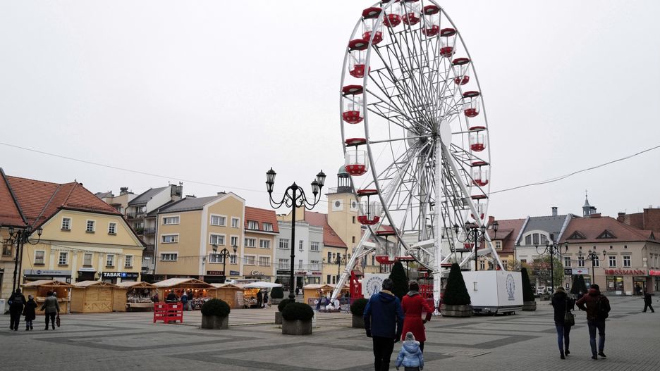 Rybnik jako jedno z nielicznych miast zorganizował jarmark bożonarodzeniowy.