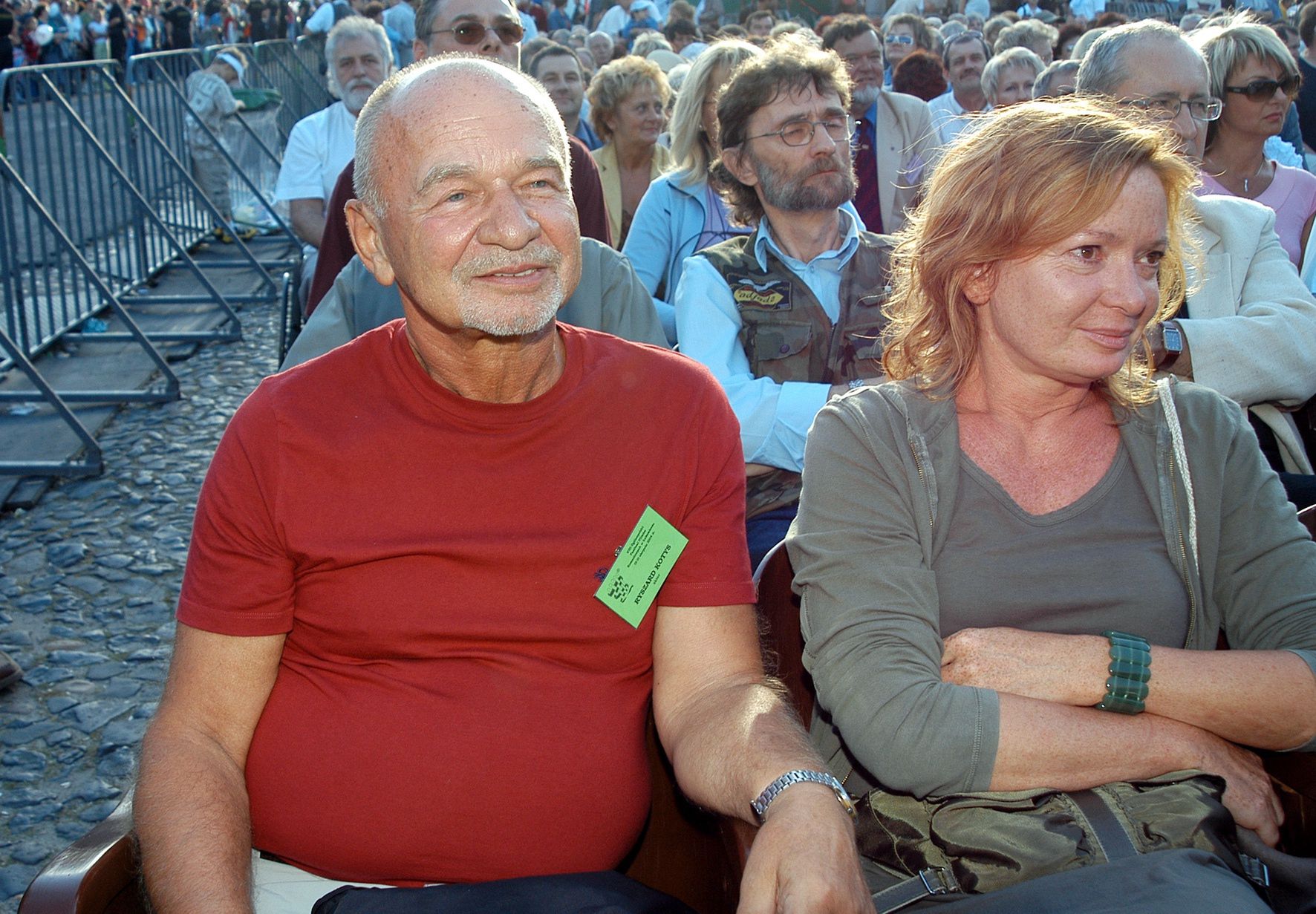 Ryszard Kotys z żoną