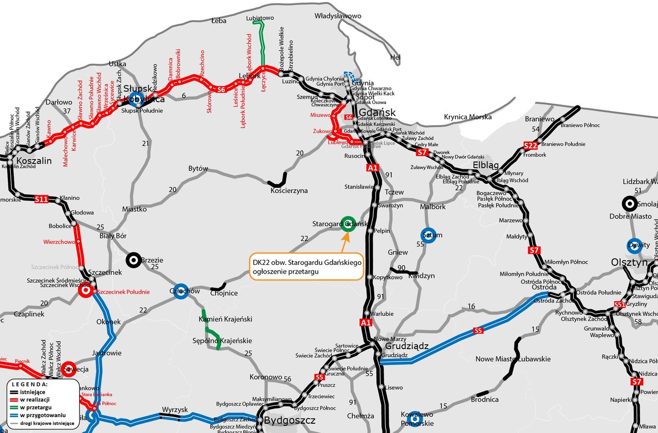 Mapa planowanej inwestycji