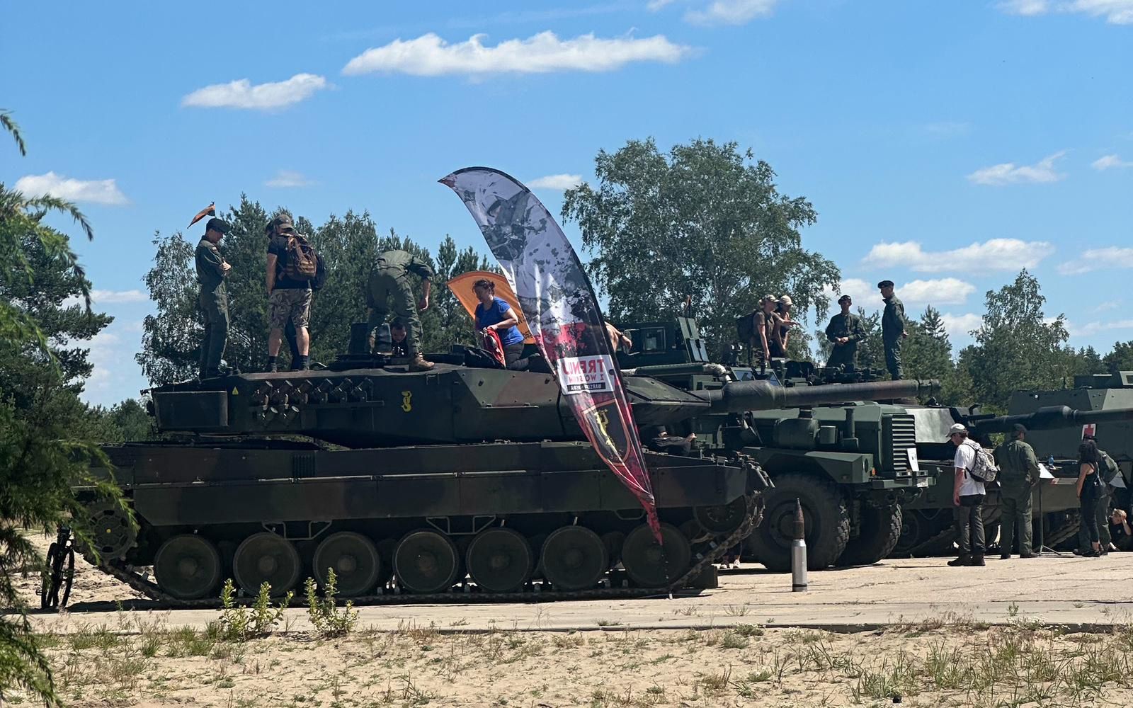 Największym zainteresowaniem cieszyły się abramsy.