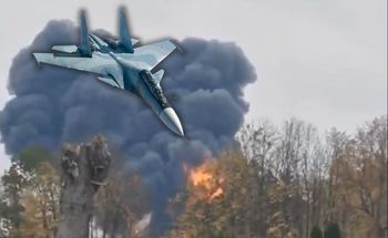 Su-30 rozbił się w obwodzie królewieckim. Są nagrania wideo
