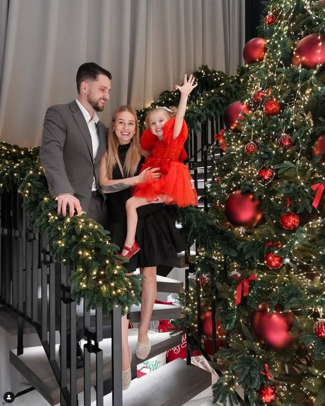 Andziaks i Luka z córką