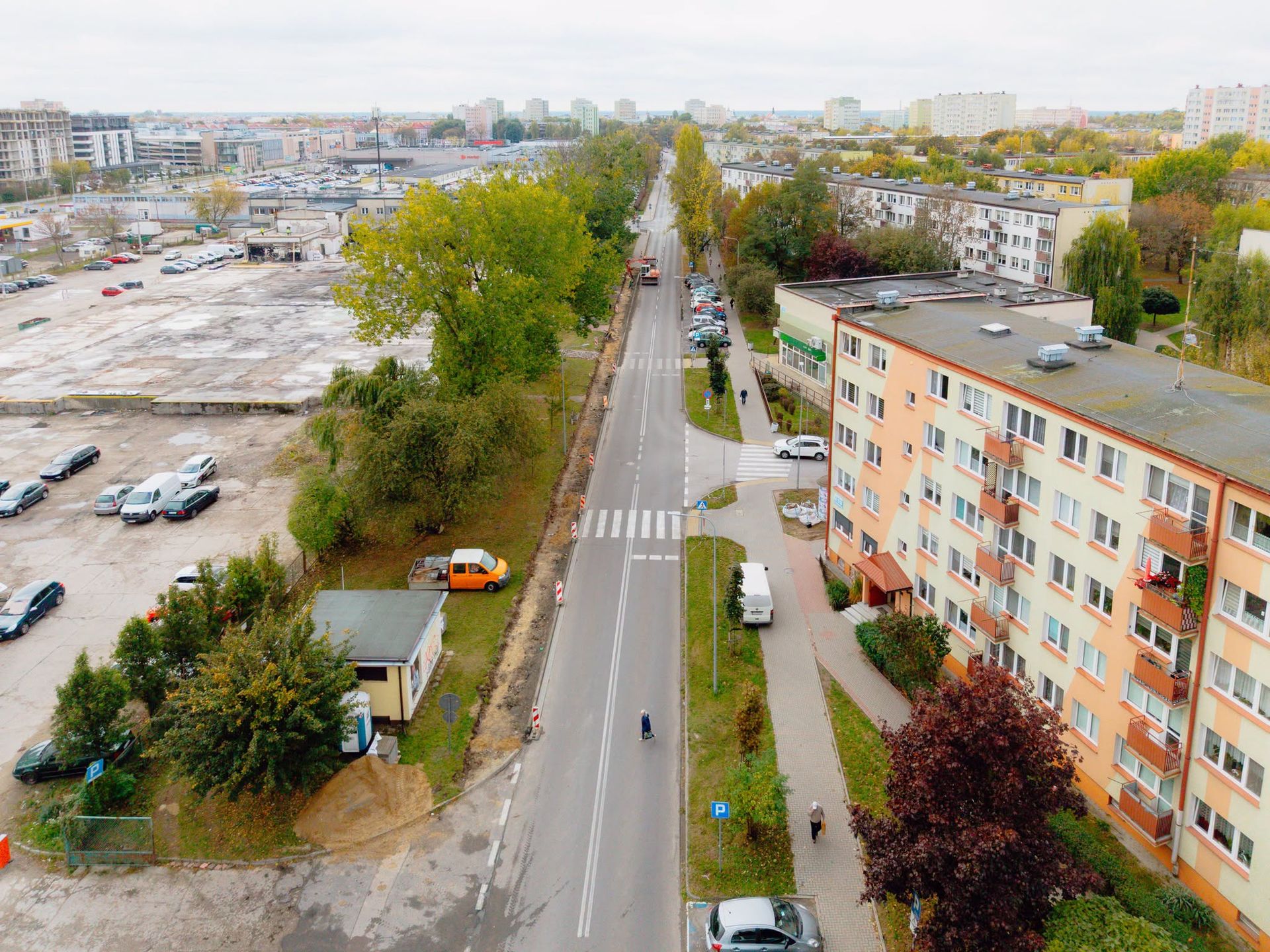Prace przy ul. Rembielińskiego 