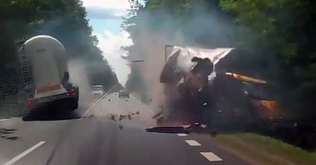 Kompilacja wypadków z polskich dróg