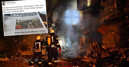 Okładka chińskiej gazety. Wymowne. Tak piszą o agresji Rosji