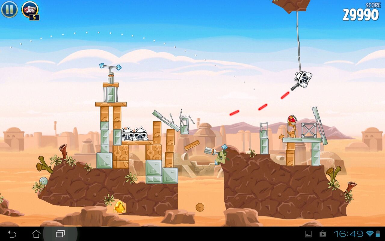 Angry Birds Star Wars już jest! Pomóż wściekłym ptakom pokonać Ciemną Stronę Mocy 3