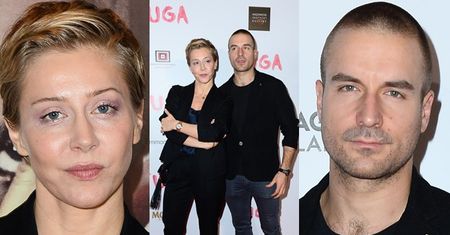Stramowski i Warnke pozują razem na ściance podczas premiery filmu "Fuga" (FOTO)